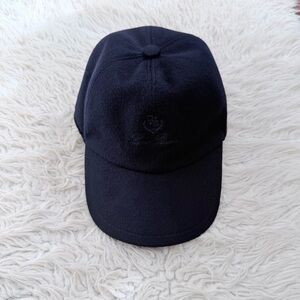 Loro Piana Logo Storm Cashmere Baseball Cap - Navy